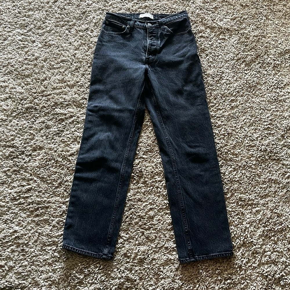 Abercrombie High Rise Dad Jean